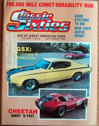 CLASSIC SIXTIES 1983 SEPT - GSX, CHEETAH, MONTE SS